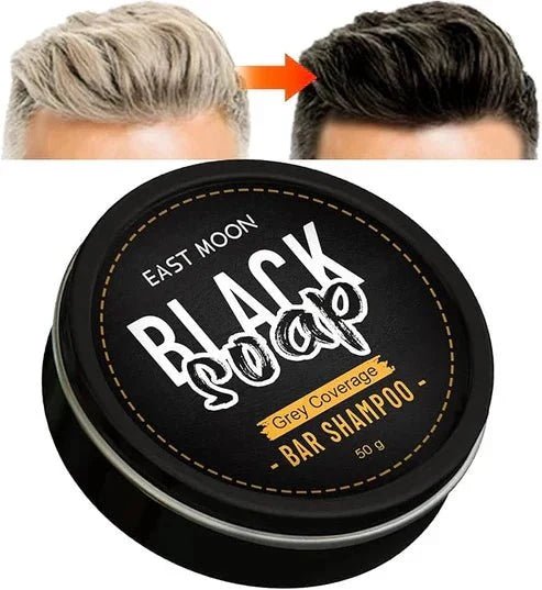 EAST MOON - Black Soap Bar Shampoo (Original)